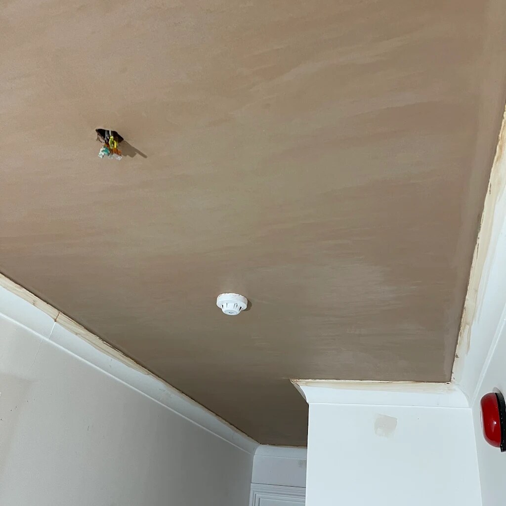 Ceiling re-skim